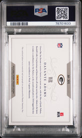 2014 National Treasures Davante Adams #301 Century Auto Rookie Patch PSA 10